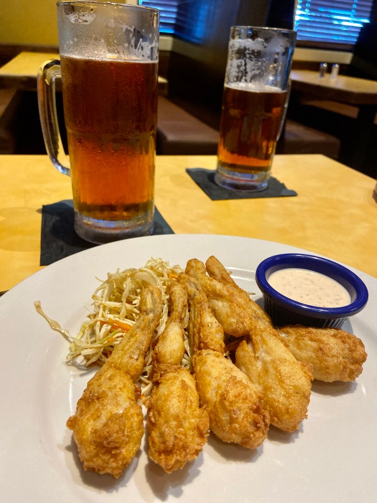 Frog legs at Sportsman’s Grill Williamsburg, Virginia