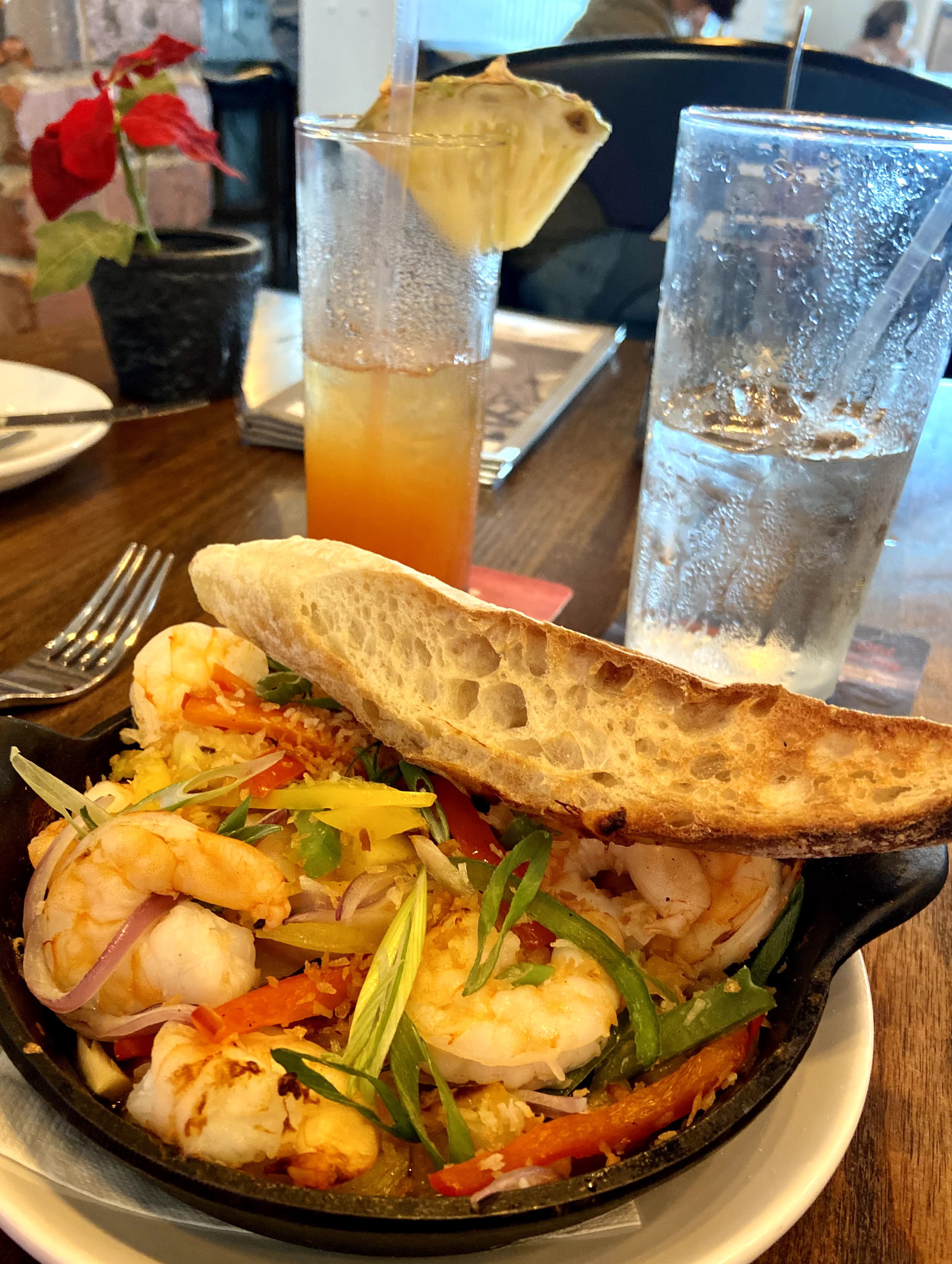 Baked Shrimp at Moonrakers Beaufort, North Carolina