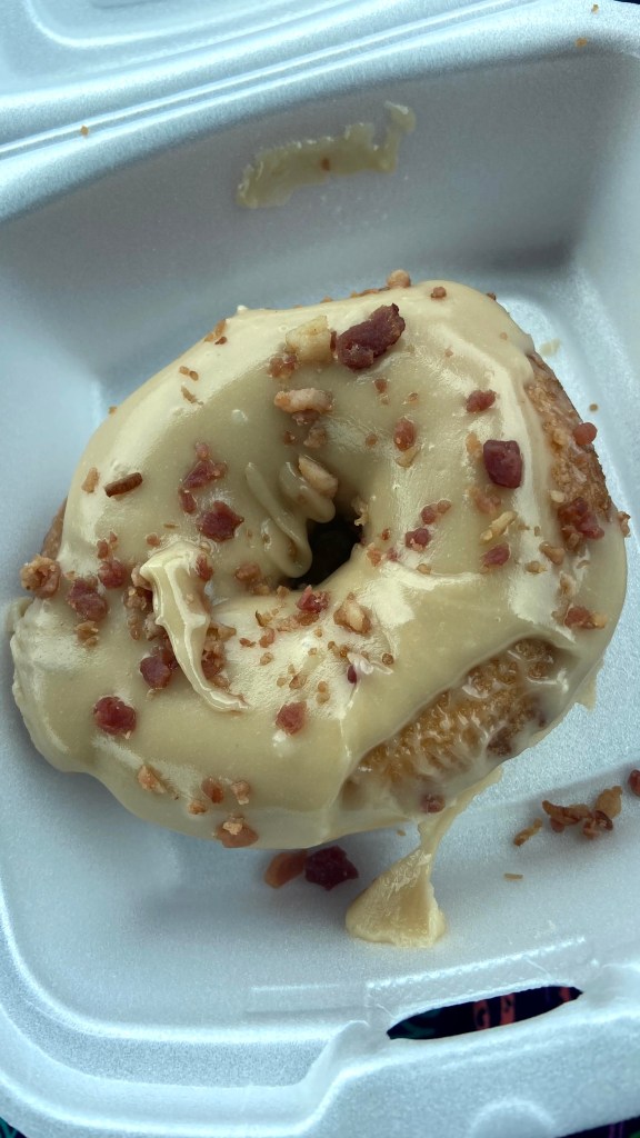 Made to order donut at the Sandy Pony Chincoteague Island, Virginia