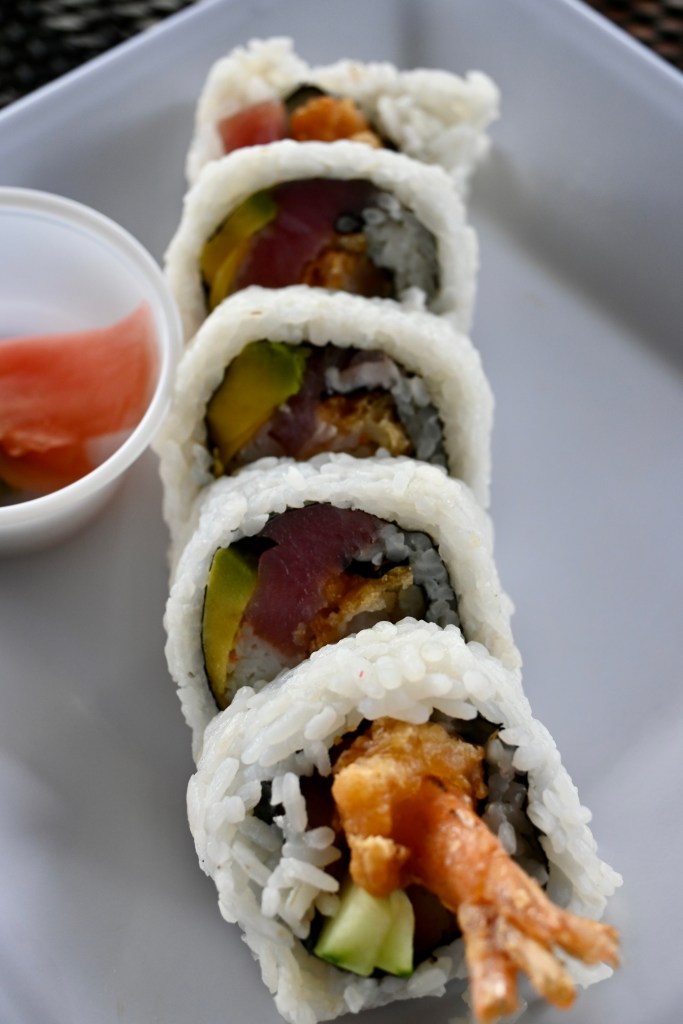 Crazy roll at Jimmyz Hibachi Myrtle Beach, South Carolina