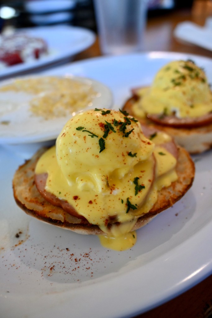 Eggs Benedict at Johnny D’s in Myrtle Beach, South Carolina