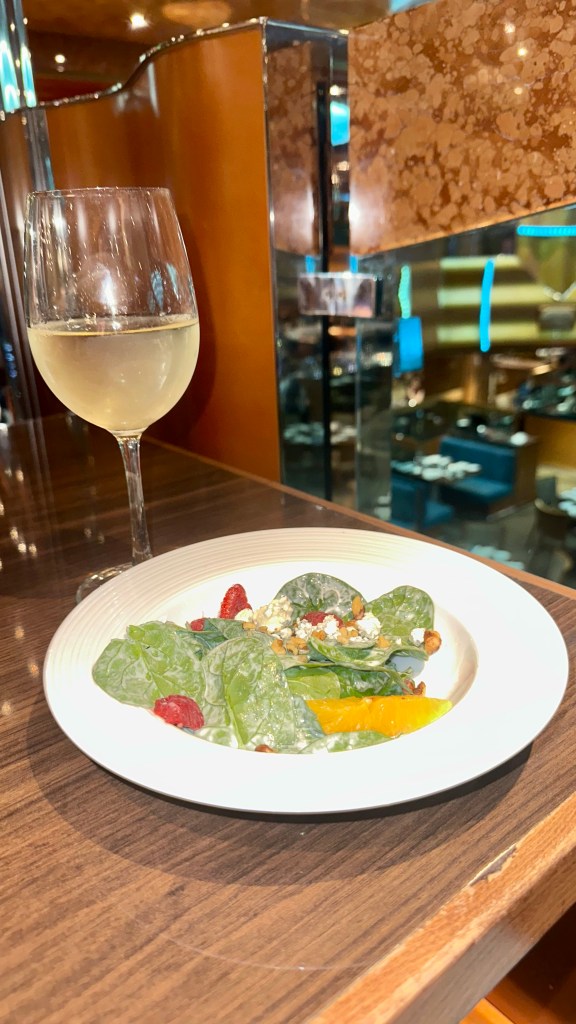Goat cheese salad on the Carnival Magic