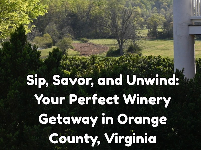 Sip, Savor, and Unwind: Your Perfect Winery Getaway in Orange County,&nbsp;Virginia